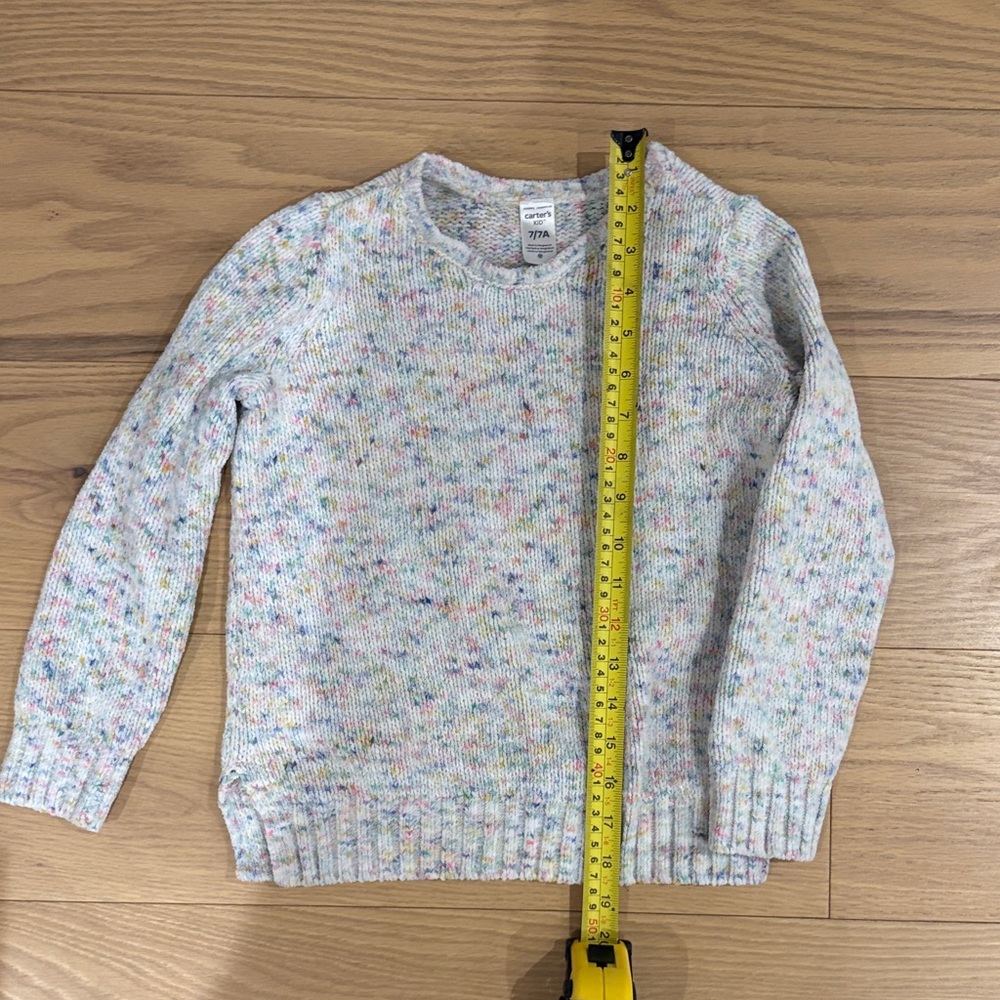 Carter's Multicolor Speckled Knit Sweater